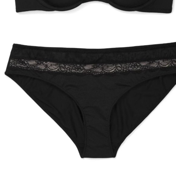 Nylon High Hip Thong Bikini Underwear Panty - Picture 7 of 10